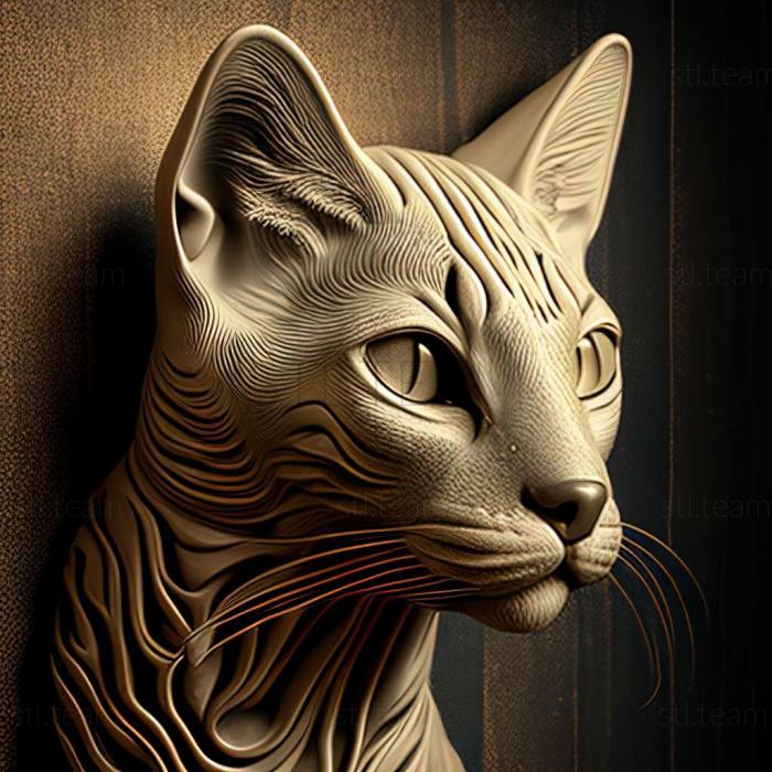 Egyptian Mau cat